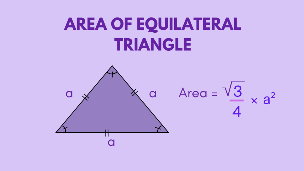 Area of Equilateral Triangle