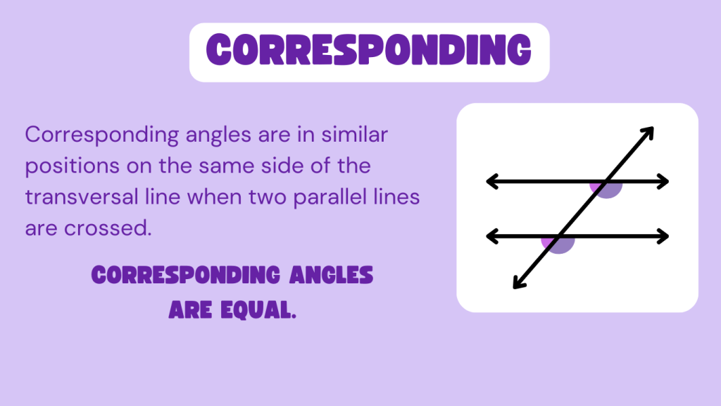 Corresponding Angles