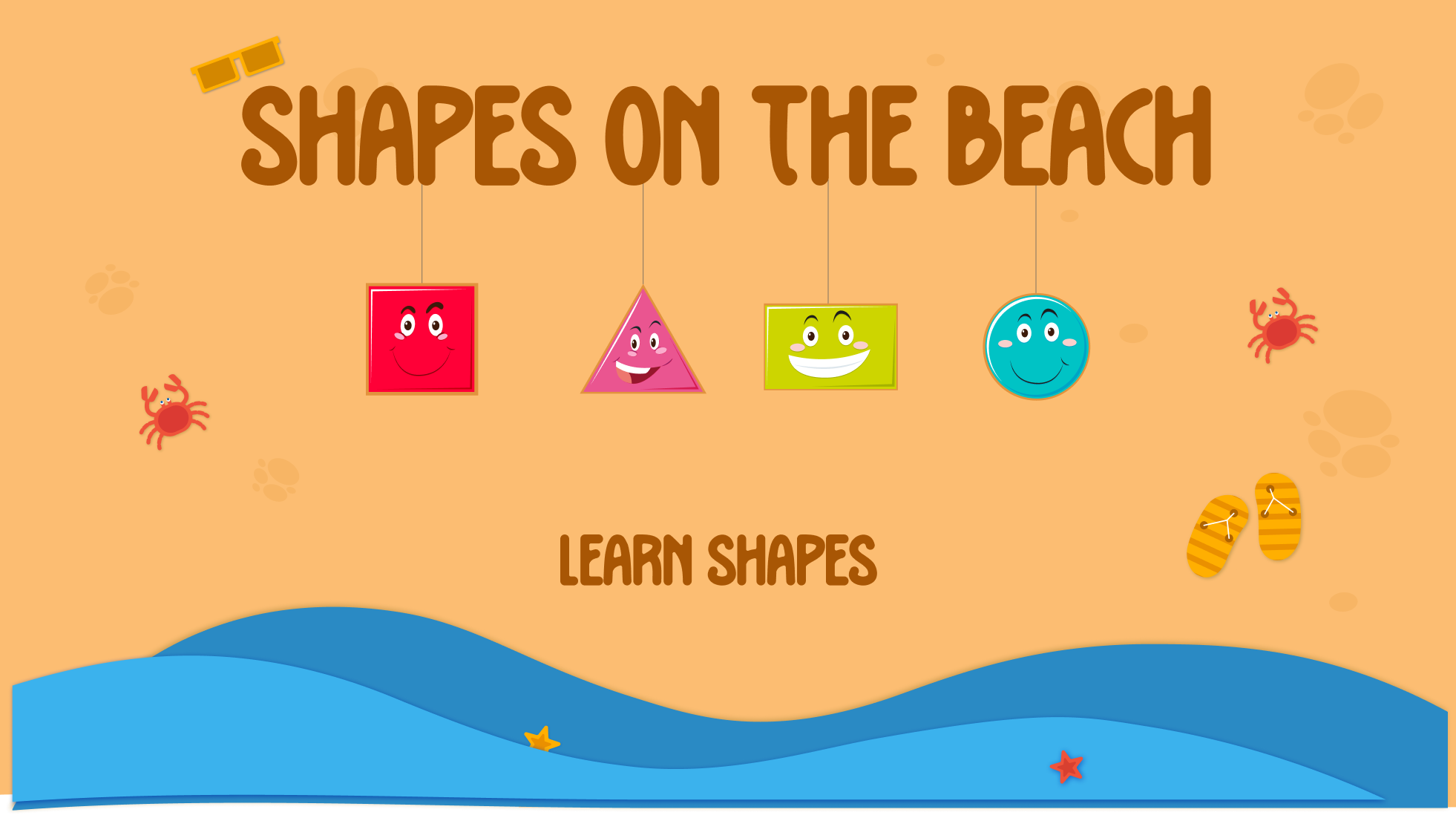 Shape on the beach